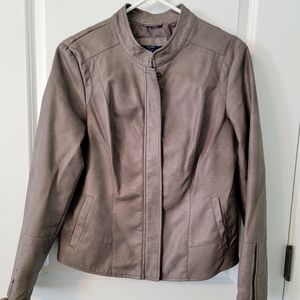 Faux leather jacket